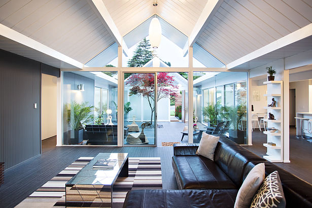 Double Gable Eichler Remodel by Klopf Architecture