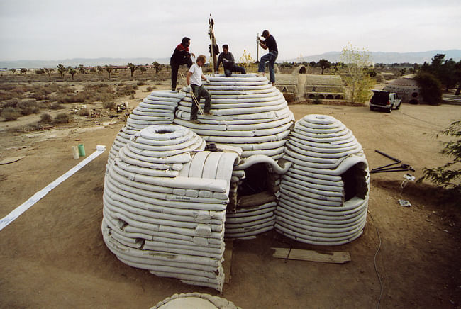 Cal-Earth's innovative sandbag shelters draw on the legacy of Hassan Fathy. Credit: Cal-Earth via Akdn.org