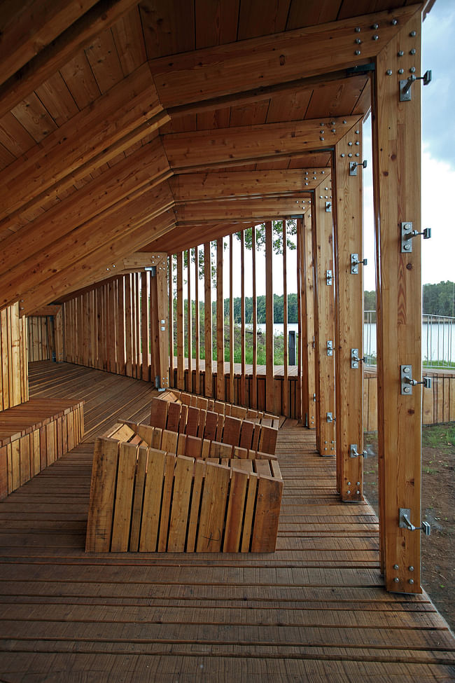 View Terrace and Pavilion in Koknese, Latvia by DJA in collaboration with architecture office Jaunromans & Abele