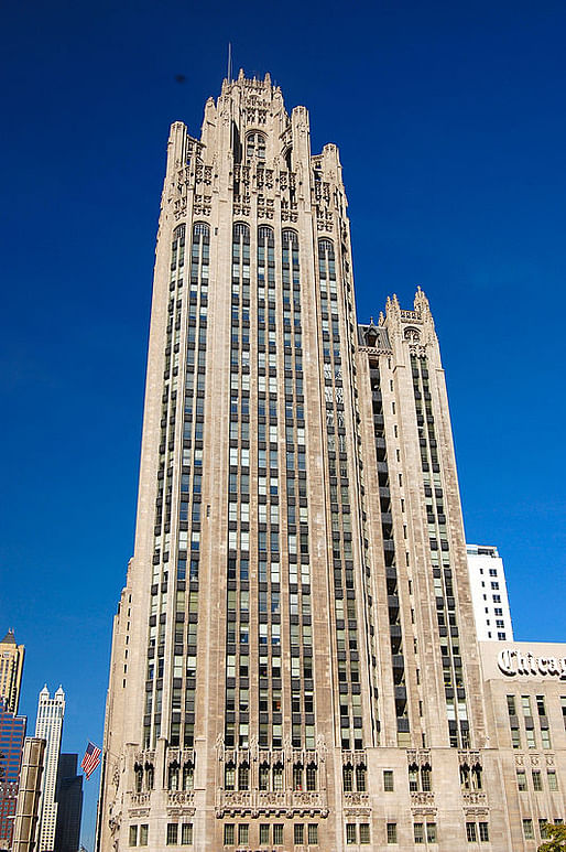 Chicago's original Tribune Tower. Image: Wikipedia