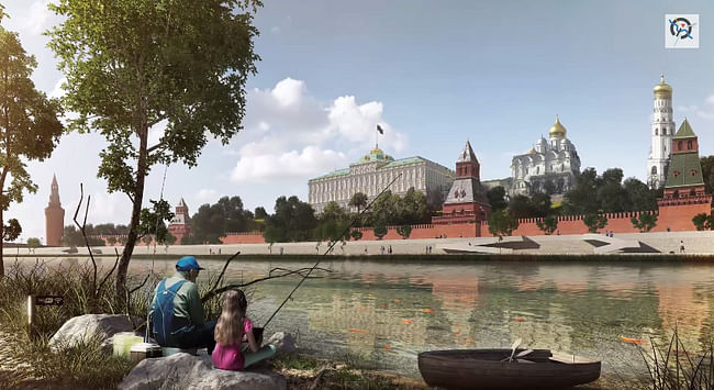 Image still of the winning urban development concept by the Project Meganom-led consortium.