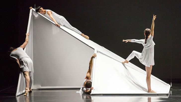 'Tesseracts in Time' at the Jessica Lang Dance Company (photo via Chicago Tribune, credit Todd Rosenberg)