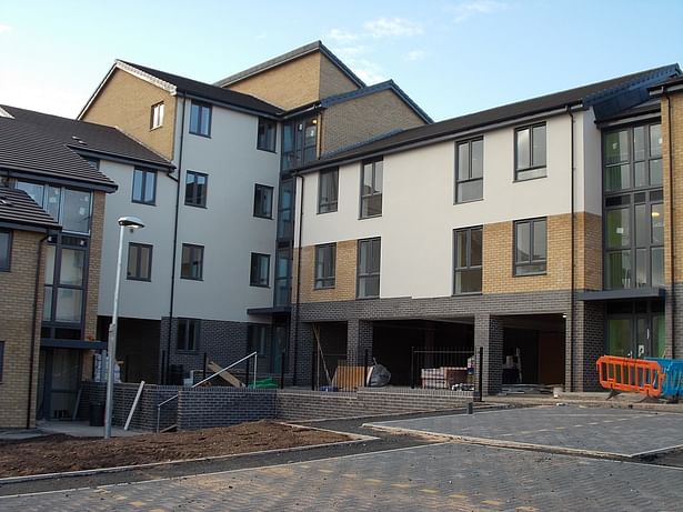 Finished apartments on Stonebridge Park