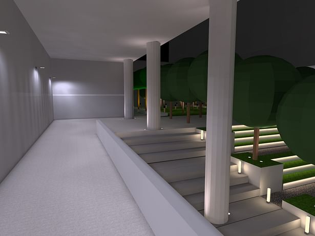 Lighting Design for LEED campus - Stairs and Corridors
