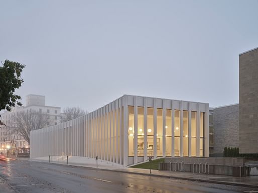 Winner in Buildings Under 1,000 Square Meters - KPMB Architects: Beaverbrook Art Gallery, Phase 3 Expansion (Harrison McCain Pavilion), Fredericton, Canada. Photo credit: Doublespace Photography 