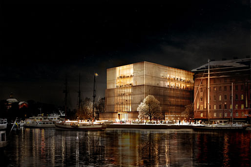 David Chipperfield's proposal won the Nobel Center design competition in 2014. Image © David Chipperfield Architects.