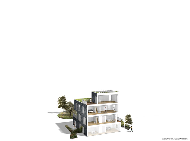 Section unit (Image: ONV Architects & JAJA Architects)