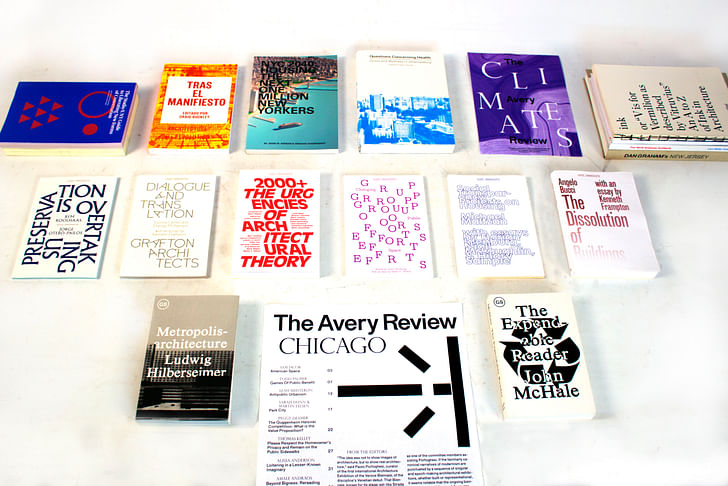 Recent and forthcoming publications by Columbia Books on Architecture and the City & The Avery Review. Image courtesy of Columbia GSAPP.