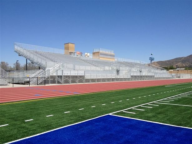 Home Bleacher and Press Box of BHS New Athletic Complex