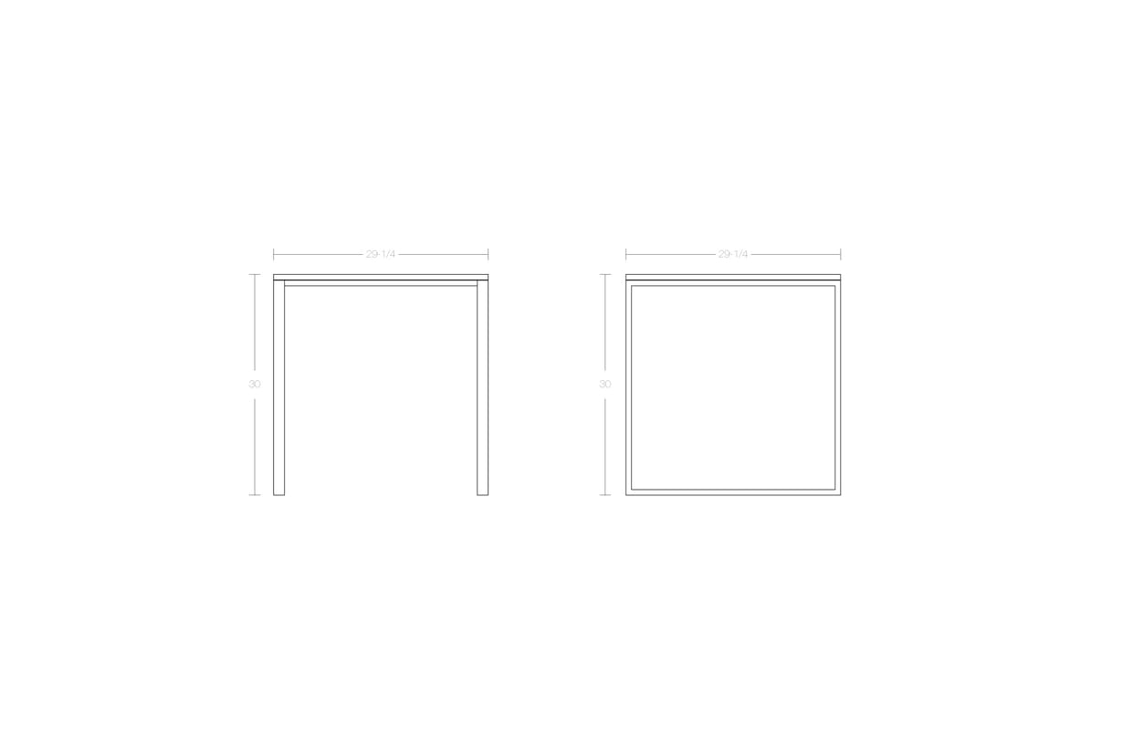 Steel Tube Table | SYNECDOCHE | Archinect