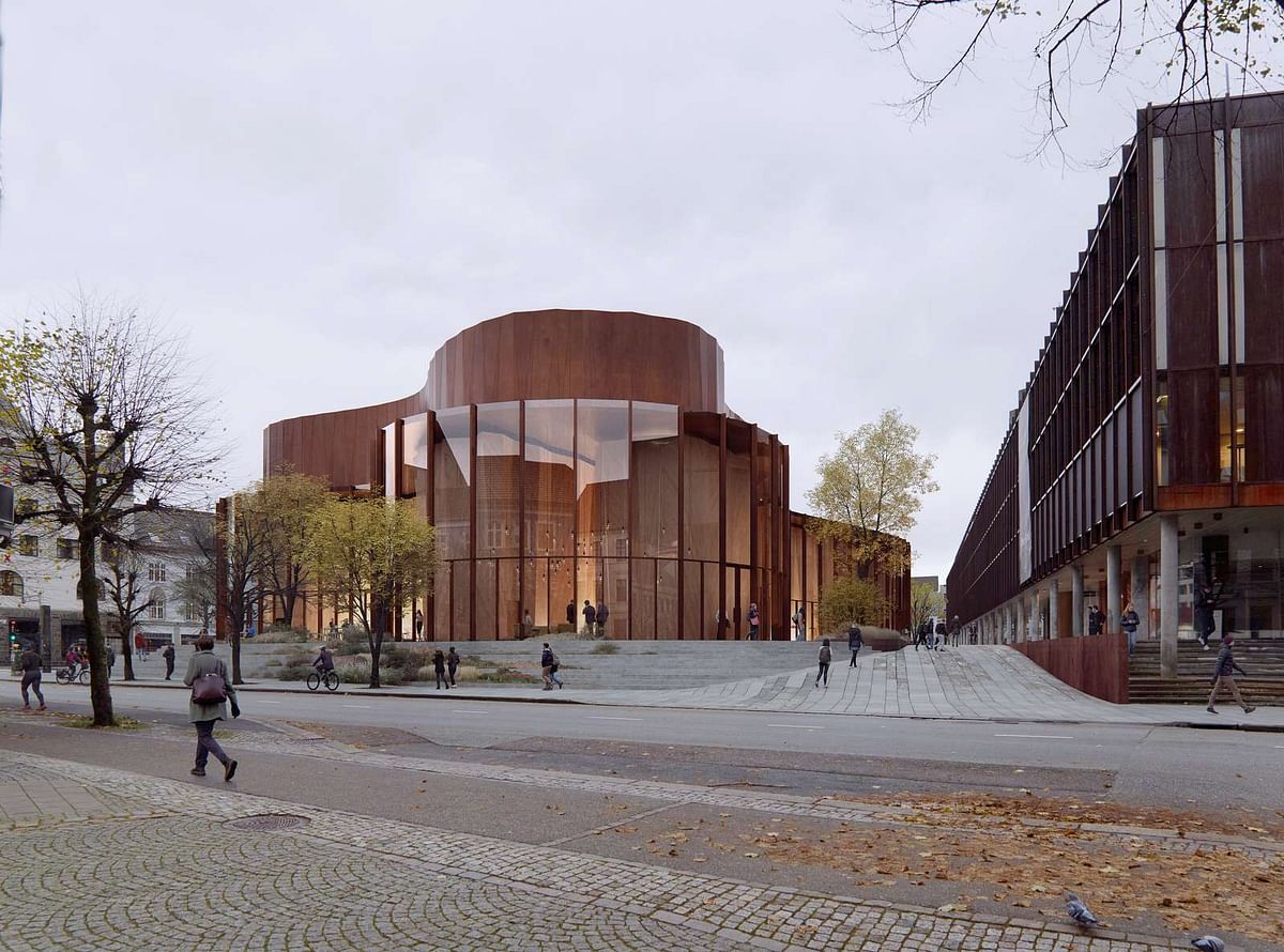 Henning Larsen wins bid for Grieg Quarter concert hall competition in Norway