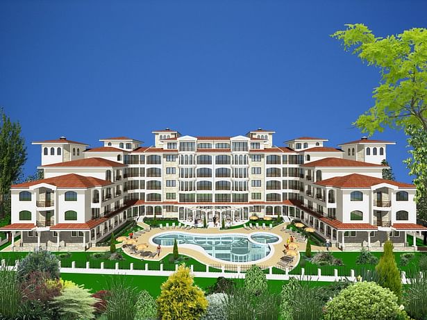 Complex of Holiday Apartments 'Chateau Del Mar' - Visualization