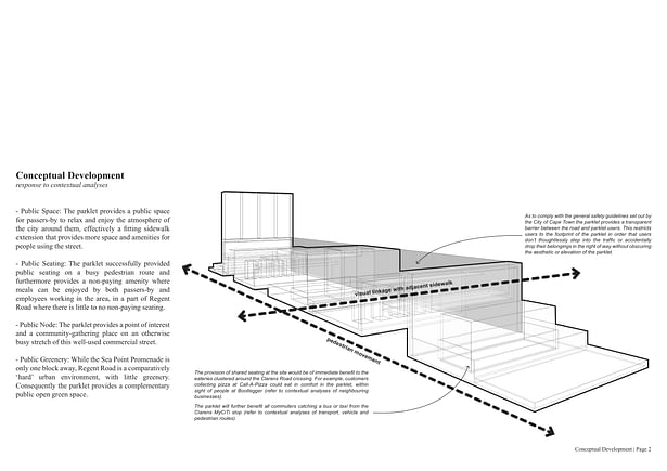 Regent Rd. Parklet, Cape Town © Jaun van Wyk