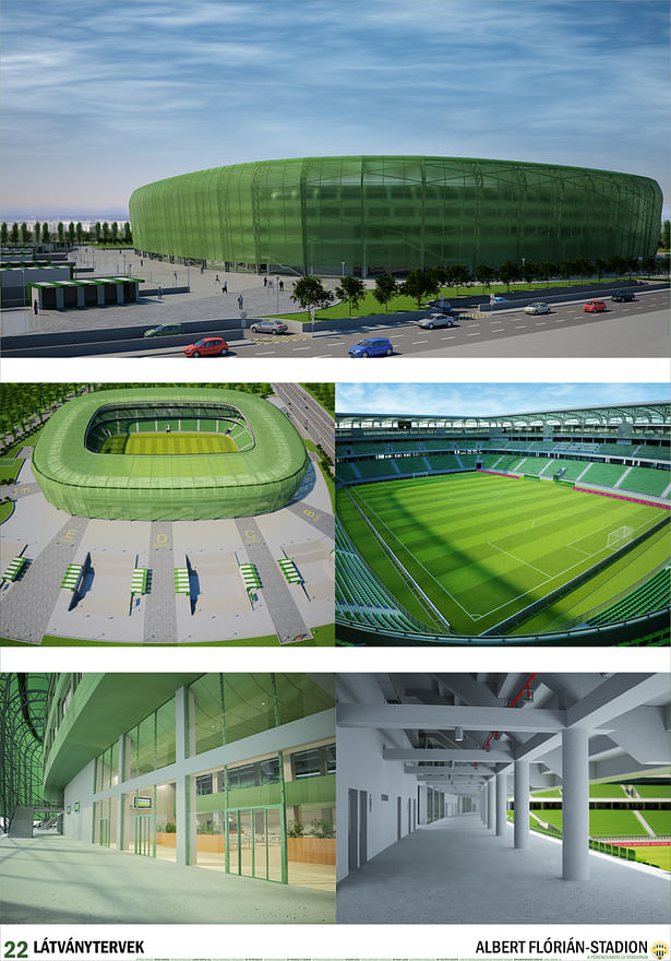 Architectural renderings of the FTC stadium