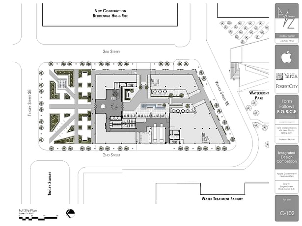 Site Plan w/ First Floor