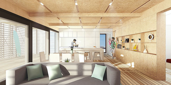 Rendering of the SURE House by Stevens Institute of Technology. Credit: U.S. Department of Energy Solar Decathlon.