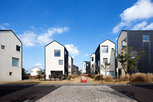 The Hadohilljo Townhouse on Jeju Island, Korea by UnitedLAB and Gajung Architects, 2019. Photograph by Youngchae Park.