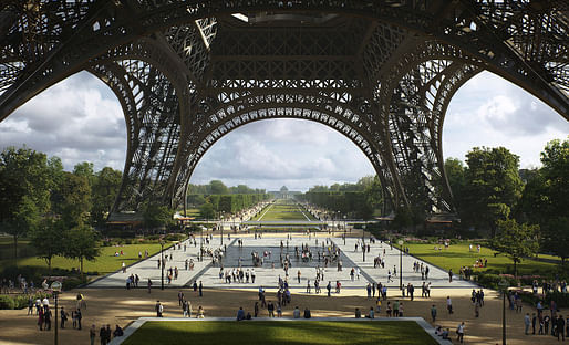 The Eiffel Tower Esplanade © MIR
