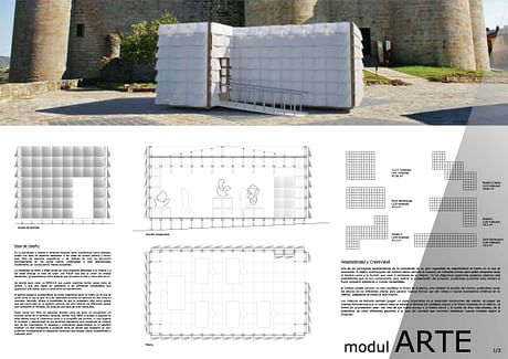 modulArte - Declared finalist in the spanish architectural competition 'Transitarte' 