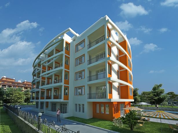 Complex of Holiday Apartments Abelia Residence - visualization