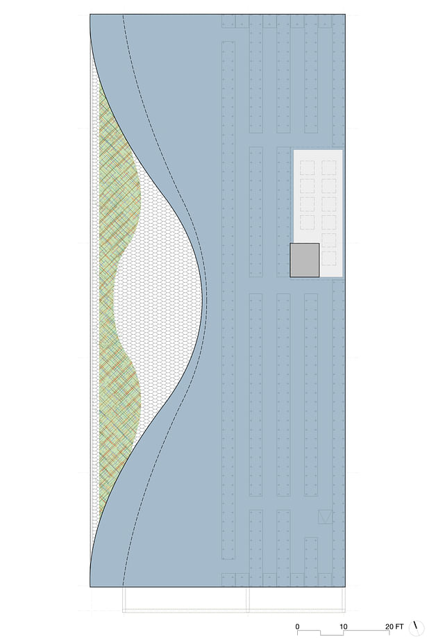 Roof Plan with Green Roof Below