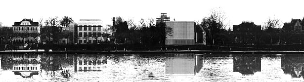 View from across the River Main - Frankfurt's 'Museum Mile'