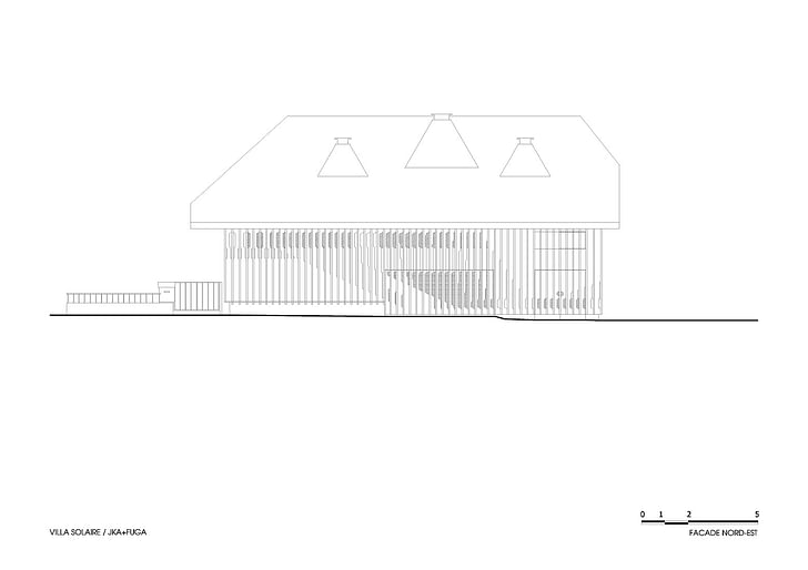 ELEVATION: Northeast façade