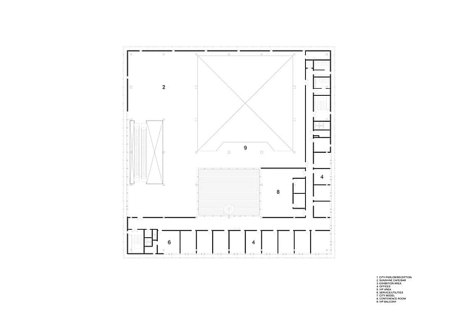 Floor plan, F03 (Image: HENN)