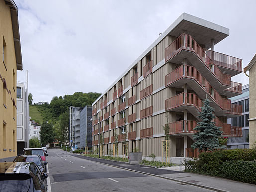 Wohnhaus Gartenstrasse by Meier Leder Architekten AG. Photo: Oliver Lang.