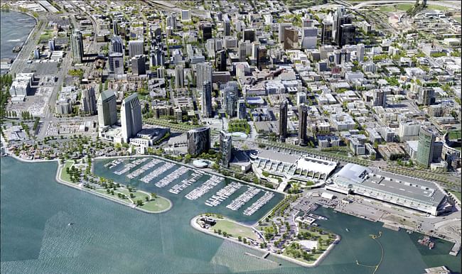 A CityEngine rendering of San Diego. Image courtesy of Nadia Amoroso.