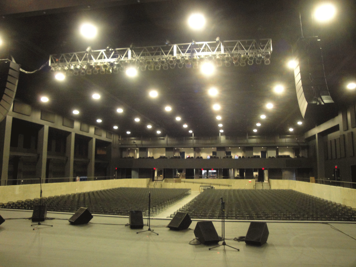 View from stage