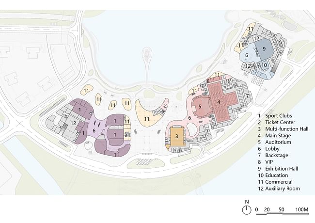 First floor plan. Image credit: MAD Architects