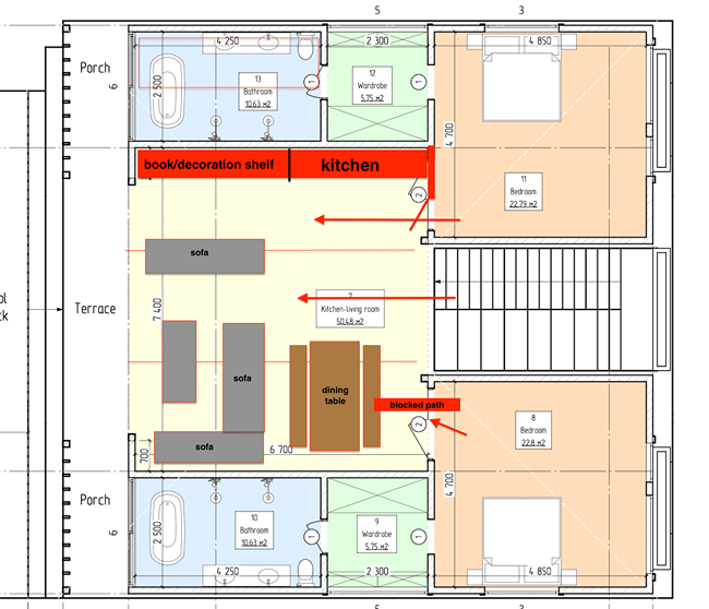 Complicated open space layout for 8 people. checkmate? | Gallery ...