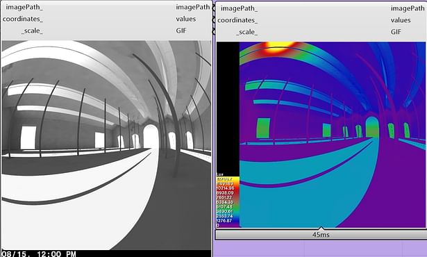 Fisheye Glare Study - Point-in-time Image Study