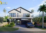 Single Family Home Rendering Fort Lauderdale Florida 