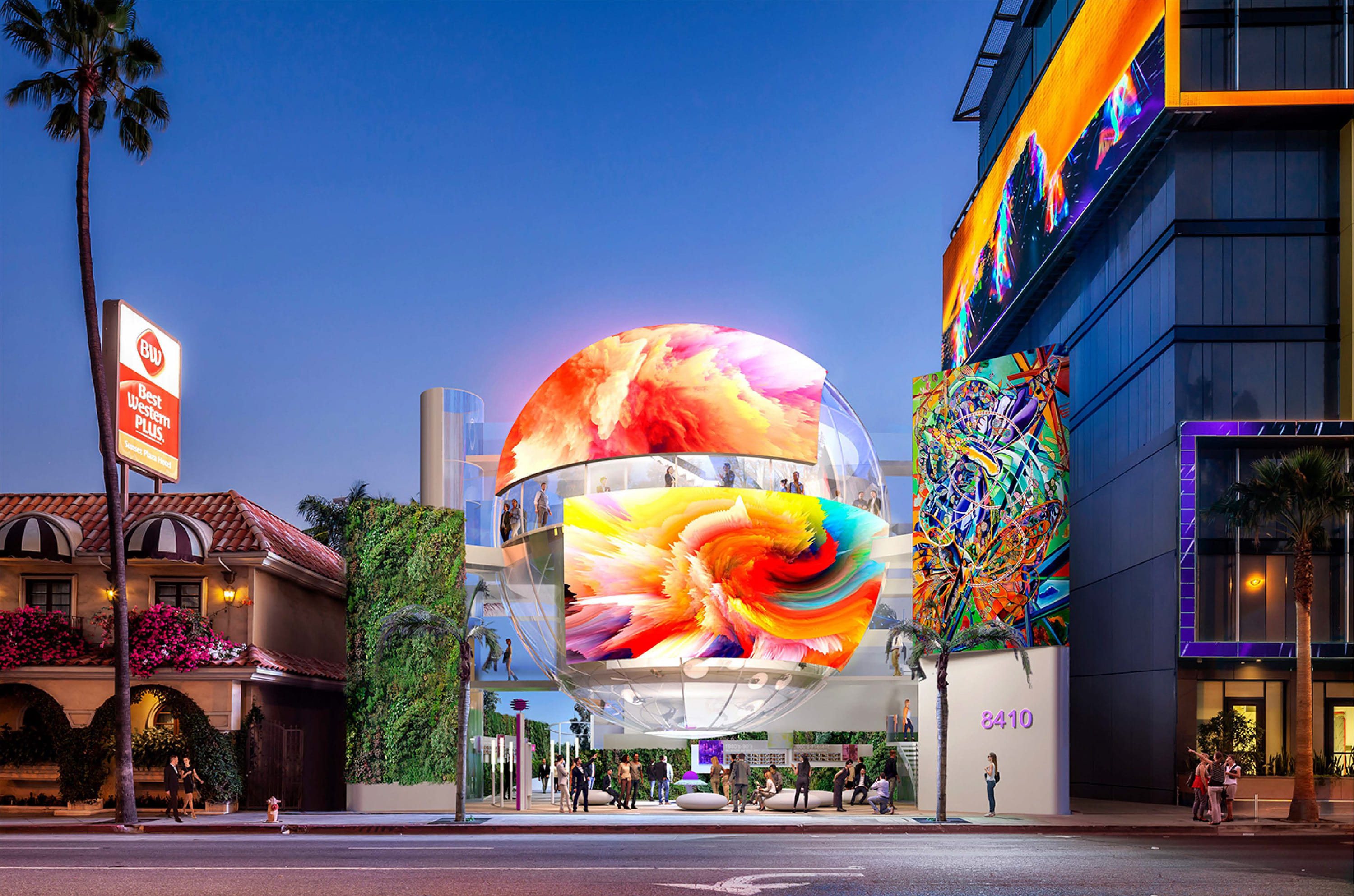 The Sunset Strip may get a mini Las Vegas Sphere-ish display