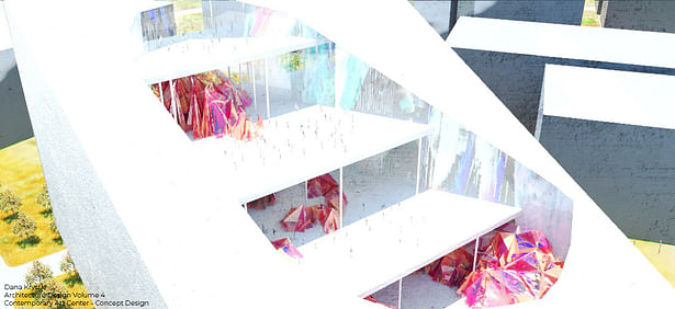 _Exterior View_ Contemporary Art Center_Dana Krystle_Perspective shot_ Rooftop integration opening