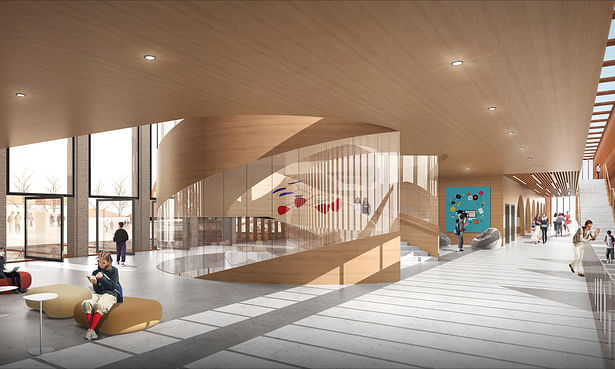 Interior View of the Education Centre ©1CStudio