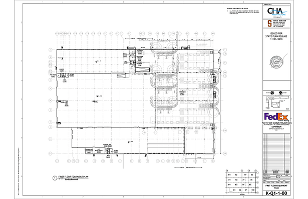 Aviation - FedEx Indianapolis Airport Ground Floor - Processing level Addition 