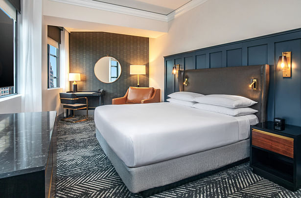 Guest rooms are warm, welcoming and refined. (courtesy: The Dagny Boston)