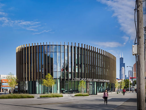 Chicago Public Library, Chinatown Branch; Chicago by Skidmore, Owings & Merrill LLP. Photo: Jon Miller | Hedrich Blessing. 