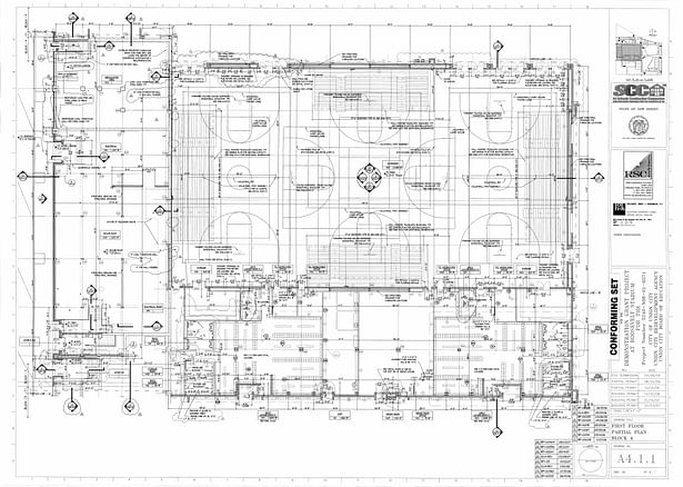 First Floor Plan - Partial Plan, Block 4