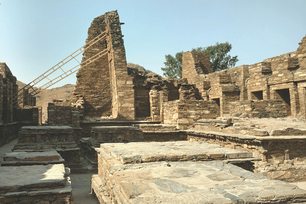 Takht-i-Bahi, a first century CE Buddhist monastic complex in the Khyber-Pakhtunkhwa province in western Pakistan; photo credit: Eleni Glekas