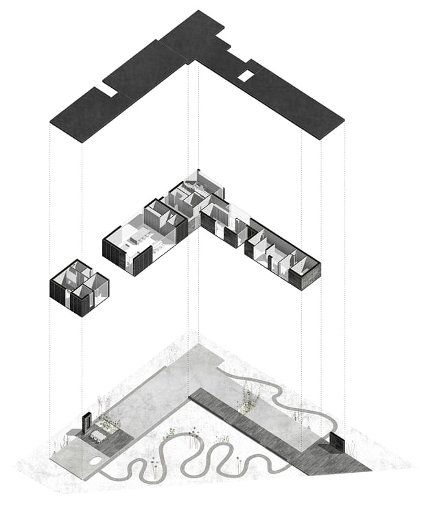 Axonometry scheme