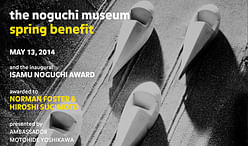 Norman Foster as one of the first recipients to receive Isamu Noguchi Award