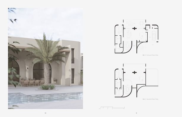 Floor Plans and Exterior Render