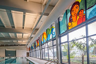 Pulp Studio Utilizes 1,000 sq. ft. of Laminated Glass in Pool Mural