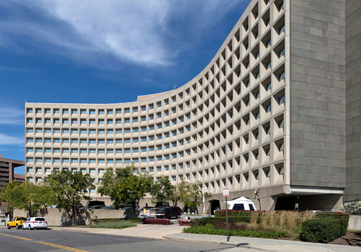 Department of Housing and Urban Development, Washington DC (1968). Image Carol M. Highsmith Archive/Library of Congress/Courtesy of Docomomo US