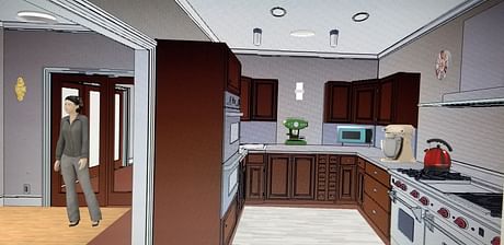 Residental Luxury 4 Bedroom Plan Layout interior kitchen Cabinet. My choice of material really play a big part in design some time it depends on what is choose to make the project stand out or come alive some rendering is poor but the material is bright that little tiny thing help the design illustration
