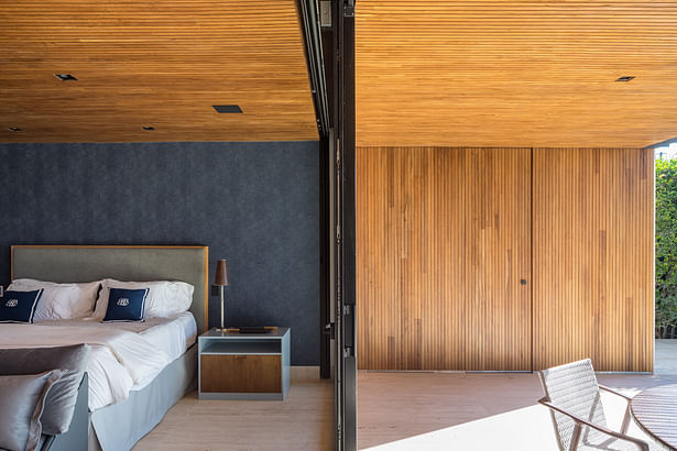 Bedroom and Terrace - Photo by Haruo Mikami